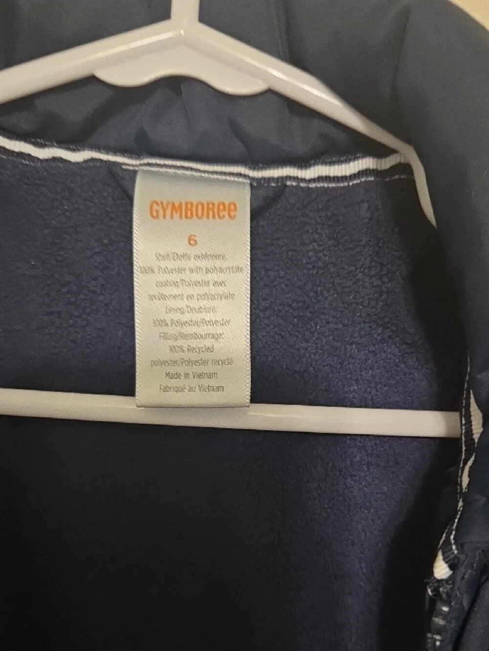 Gymboree Navy Quilted Puffer Jacket for Kids